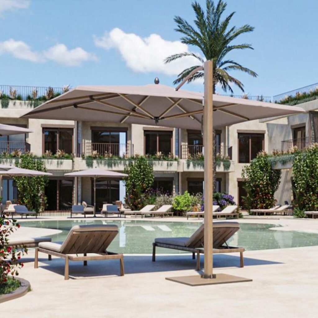 Modern 1-slaapkamer appartement bij Cala Natura in Benissa met luxe terras en directe toegang tot resort-faciliteiten.